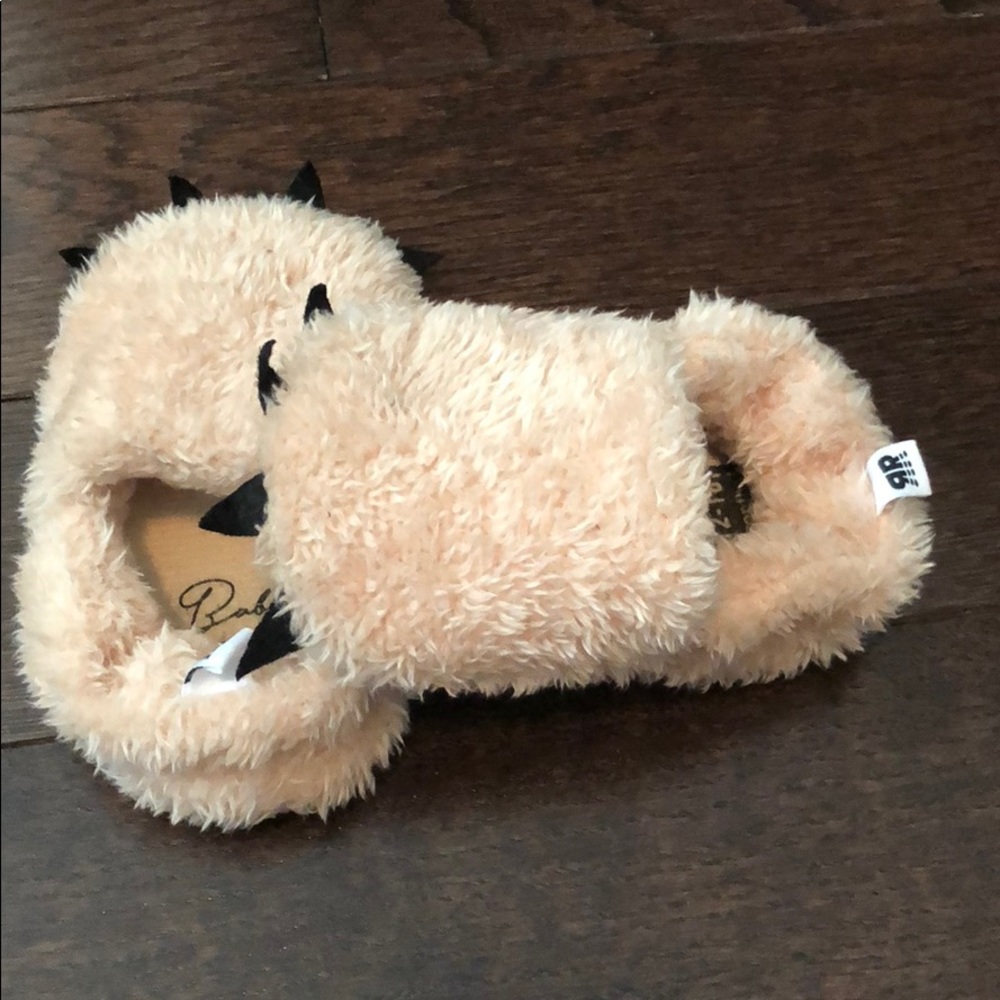 Fuzzy slippers for kids!